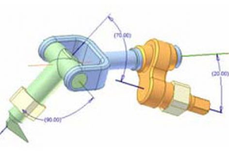 [Mô phỏng cơ cấu cơ khí] Cơ cấu cầu 4R 1a