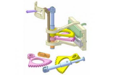 [Mô phỏng cơ cấu cơ khí] Cơ cấu chuyển tốc độ 2a