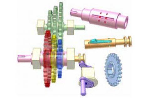 [Mô phỏng cơ cấu cơ khí] Cơ cấu chuyển tốc độ 3