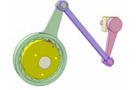 [Mô phỏng cơ cấu cơ khí] Cơ cấu cóc 16
