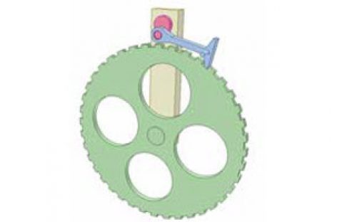 [Mô phỏng cơ cấu cơ khí] Cơ cấu cóc 2