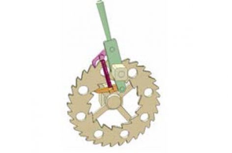 [Mô phỏng cơ cấu cơ khí] Cơ cấu cóc 24