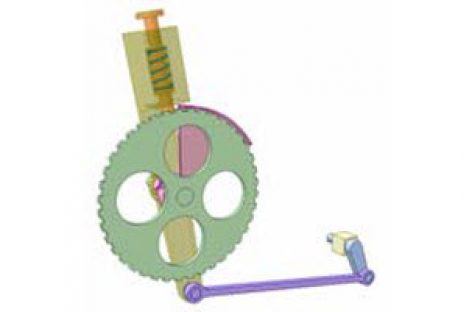 [Mô phỏng cơ cấu cơ khí] Cơ cấu cóc 3