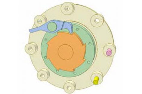 [Mô phỏng cơ cấu cơ khí] Cơ cấu cóc 8