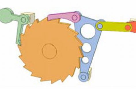 [Mô phỏng cơ cấu cơ khí] Cơ cấu cóc 9