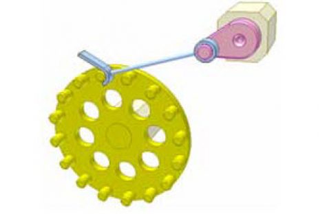 [Mô phỏng cơ cấu cơ khí] Cơ cấu cóc của răng chốt 1