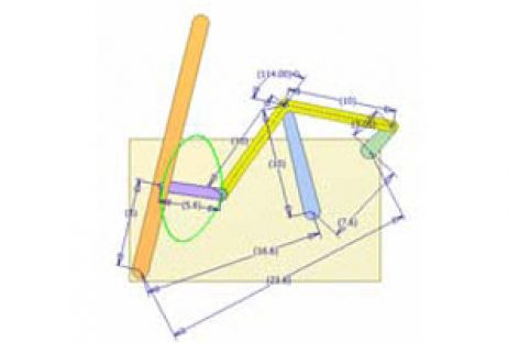 [Mô phỏng cơ cấu cơ khí] Cơ cấu thanh lắc có dừng 1