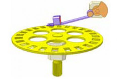 [Mô phỏng cơ cấu cơ khí] Sheet metal ratchet drive 2