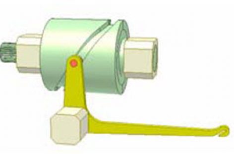 [Mô phỏng cơ cấu cơ khí] Cam thùng có rãnh BR1