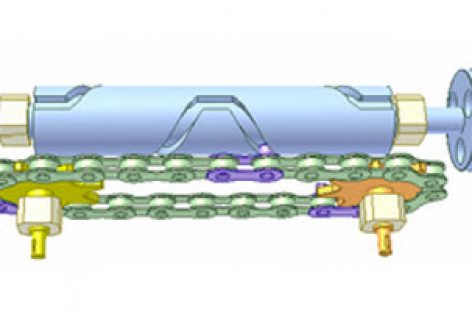 [Mô phỏng cơ cấu cơ khí] Cam thùng có rãnh BT7