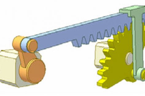 [Mô phỏng cơ cấu cơ khí] Cơ cấu thanh răng quạt răng