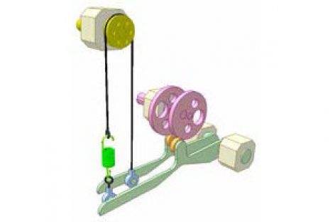 [Mô phỏng cơ cấu cơ khí] Truyền động dây 13c