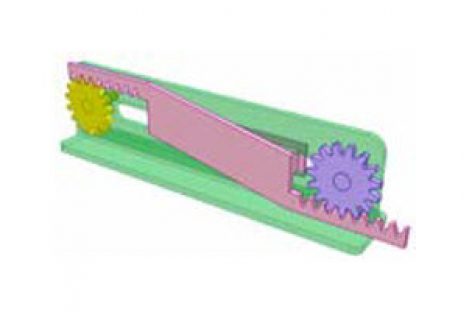 [Mô phỏng cơ cấu cơ khí] Bộ truyền bánh răng thanh răng 6a