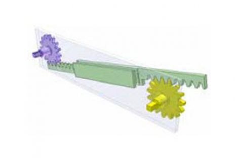 [Mô phỏng cơ cấu cơ khí] Bộ truyền bánh răng thanh răng 6b