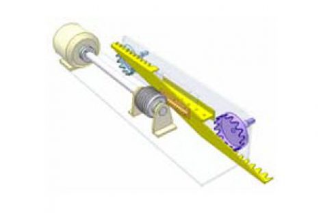 [Mô phỏng cơ cấu cơ khí] Bộ truyền bánh răng thanh răng 6c