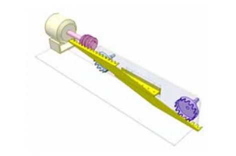 [Mô phỏng cơ cấu cơ khí] Bộ truyền bánh răng thanh răng 6d