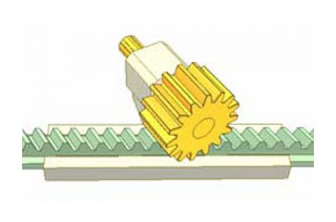 [Mô phỏng cơ cấu cơ khí] Bộ truyền bánh răng thanh răng không gian 1b