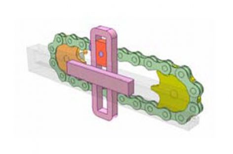 [Mô phỏng cơ cấu cơ khí] Bộ truyền xích 2A