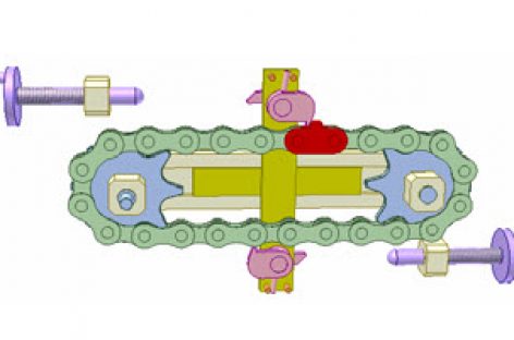 [Mô phỏng cơ cấu cơ khí] Bộ truyền xích 2D