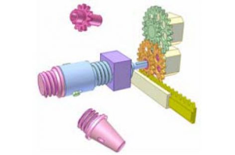 [Mô phỏng cơ cấu cơ khí] Cơ cấu tháo lõi ren khỏi chi tiết làm bằng ép phun nhựa 2