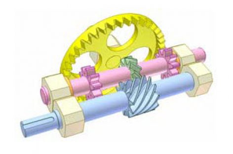 [Mô phỏng cơ cấu cơ khí] Bánh răng mặt đầu 13