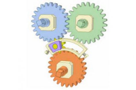 [Mô phỏng cơ cấu cơ khí] Cơ cấu biến chuyển động hai chiều thành một chiều 2