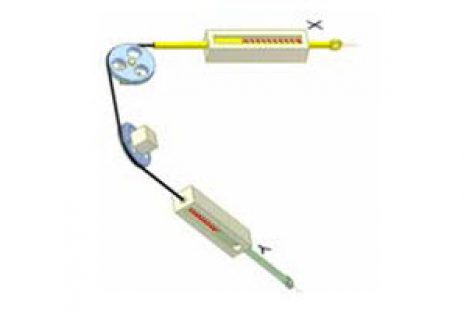[Mô phỏng cơ cấu cơ khí] Cơ cấu cáp để chuyển hướng chuyển động thẳng 2