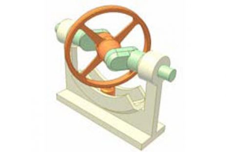 [Mô phỏng cơ cấu cơ khí] Cơ cấu đĩa đảo 1b