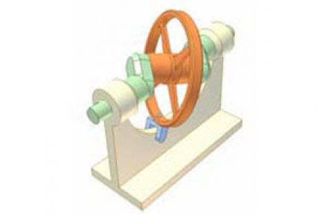 [Mô phỏng cơ cấu cơ khí] Cơ cấu đĩa đảo 1c