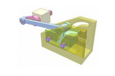 [Mô phỏng cơ cấu cơ khí] Con trượt quay