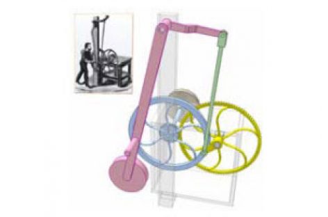 [Mô phỏng cơ cấu cơ khí] Máy dùng sức tay