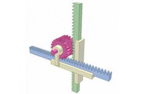 [Mô phỏng cơ cấu cơ khí] Truyền động bánh răng thanh răng 3