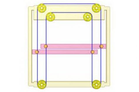 [Mô phỏng cơ cấu cơ khí] Truyền động dây 8