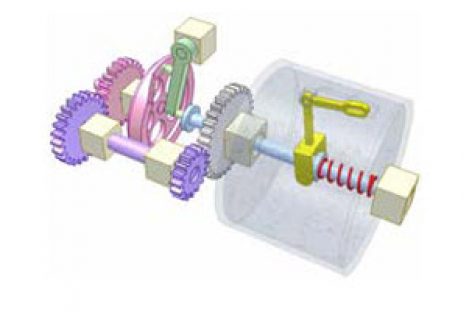 [Mô phỏng cơ cấu cơ khí] Cơ cấu bắt kim dệt