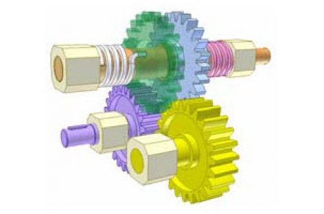 [Mô phỏng cơ cấu cơ khí] Cơ cấu biến chuyển động hai chiều thành một chiều 6a