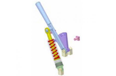 [Mô phỏng cơ cấu cơ khí] Cơ cấu chập có lò xo 1