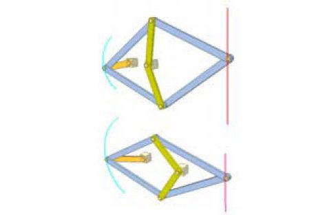 [Mô phỏng cơ cấu cơ khí] Cơ cấu Peaucellier 2