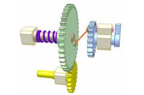 [Mô phỏng cơ cấu cơ khí] Cơ cấu an toàn 9 (cánh tay nghiêng)