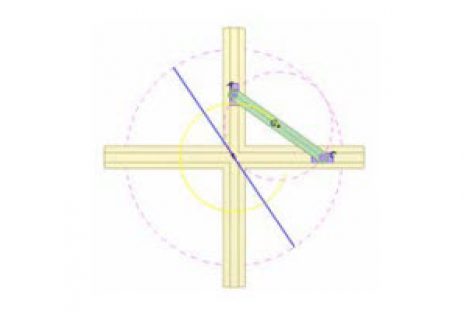 [Mô phỏng cơ cấu cơ khí] Cơ cấu vẽ đường thẳng 2