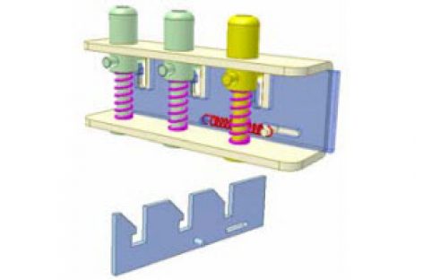 [Mô phỏng cơ cấu cơ khí] Công tắc chọn tốc độ dùng cho quạt bàn 1