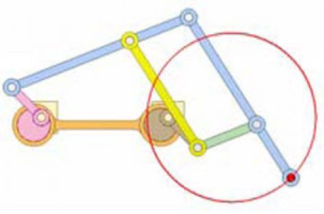 [Mô phỏng cơ cấu cơ khí] Cơ cấu vẽ đường tròn 7