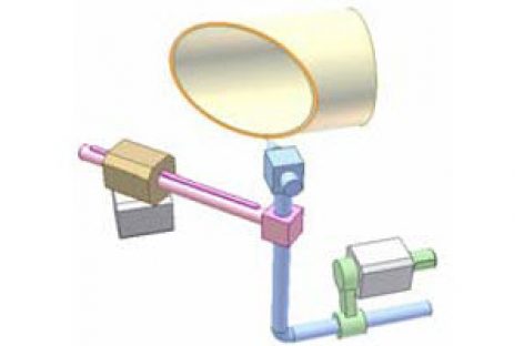 [Mô phỏng cơ cấu cơ khí] Cơ cấu vẽ giao tuyến hình trụ và mặt phẳng 1