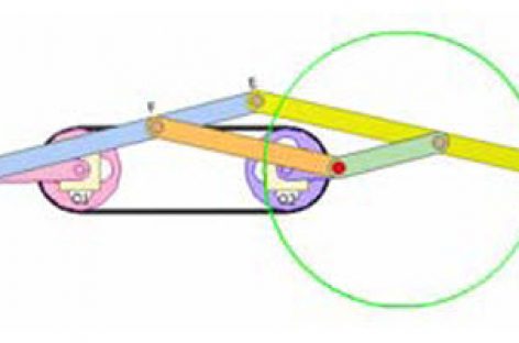 [Mô phỏng cơ cấu cơ khí] Vẽ đường tròn bằng cơ cấu pantograph