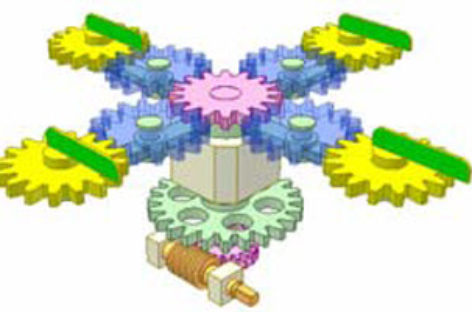 [Mô phỏng cơ cấu cơ khí] Giữ hướng không đổi trong khi chuyển động 9a