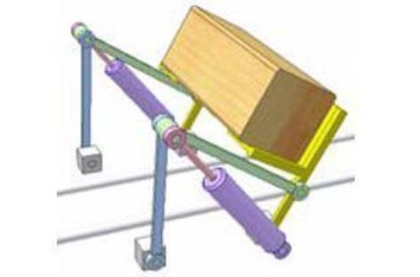 [Mô phỏng cơ cấu cơ khí] Cơ cấu lật phôi 4a