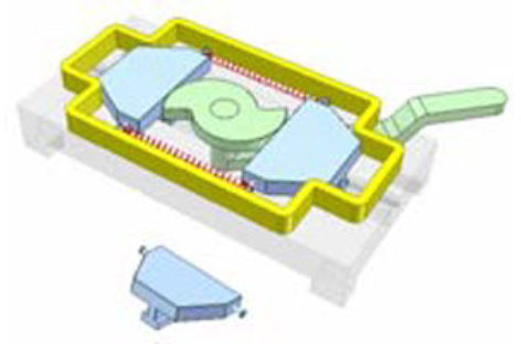 [Mô phỏng cơ cấu cơ khí] Đồ gá kẹp tự định tâm 1a