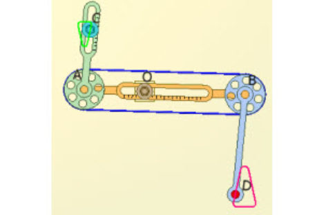 [Mô phỏng cơ cấu cơ khí] Pantograph đai 1