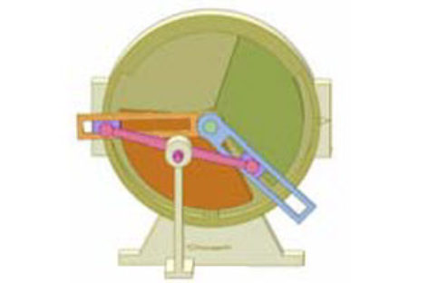[Mô phỏng cơ cấu cơ khí] Bơm dùng cơ cấu 4 khâu 3