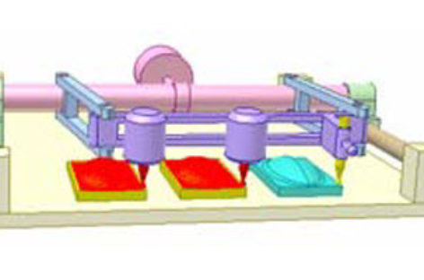 [Mô phỏng cơ cấu cơ khí] Máy phay gỗ chép hình 3D 1