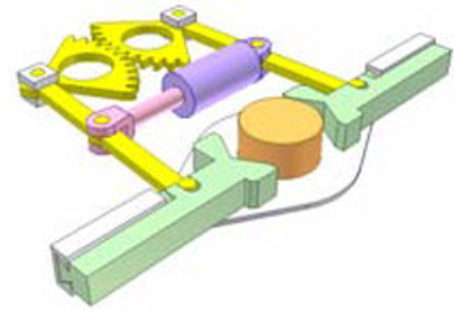 [Mô phỏng cơ cấu cơ khí] Tay kẹp bánh răng tự định tâm 1